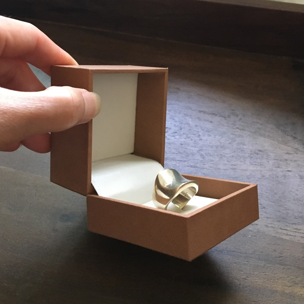 Solid Silver Ring - 925 Stamped - image 1